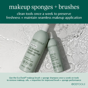 Makeup tool shampoo bottles for brush and sponge cleaning