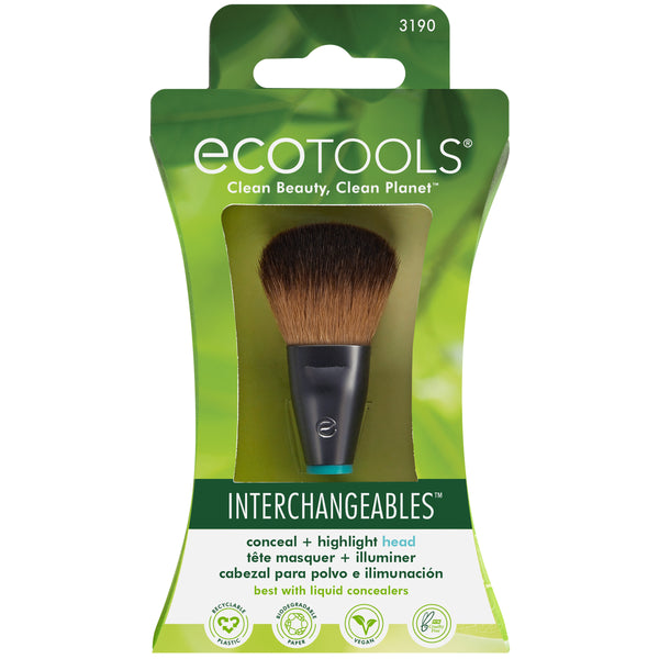 ECOTOOLS Interchangeables conceal + highlight brush head replacement packaging