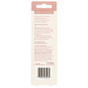 ecotools Luxe collection massage tool package, back label view